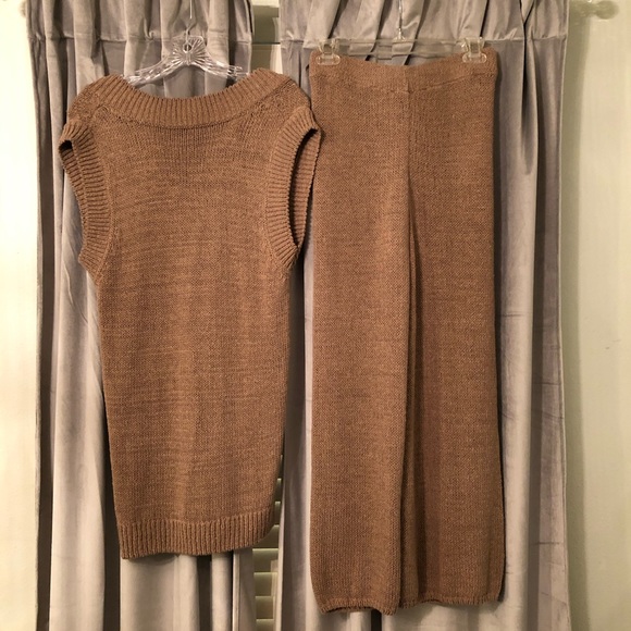 ZARA KNIT SET PANTS TUNIC - Picture 2 of 7
